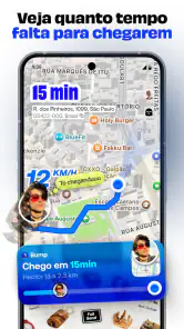 Bump - mapa para amigos screenshot