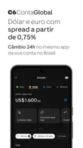 C6 Bank: Cartão, Conta e Mais! screenshot