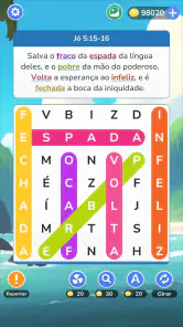 Caca Palavras Cruzadas Bíblia screenshot