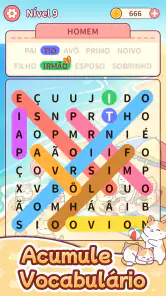 Caça Palavras: Gato Party screenshot