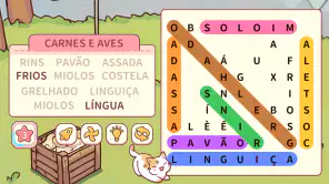 Caça Palavras: Gato Party screenshot