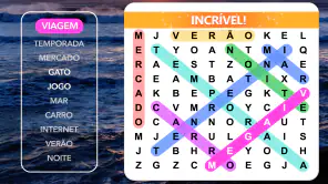 Caça-Palavras - jogo de puzzle screenshot