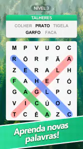 Caça-Palavras - jogo de puzzle screenshot