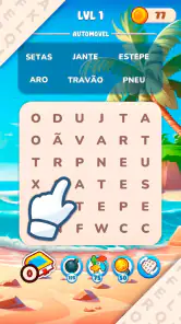 Caça Palavras português screenshot