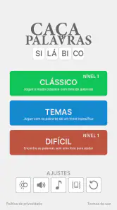 Caça-Palavras Silábico screenshot