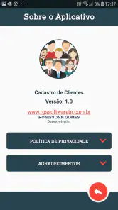 Cadastro de Clientes screenshot