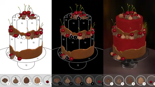 Cake Coloring 3D 5