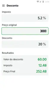 Calculadora: Porcentaje, Moeda screenshot