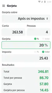 Calculadora: Porcentaje, Moeda screenshot
