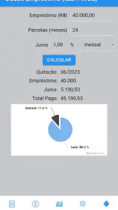 Calcular Empréstimo Consignado screenshot