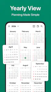 Calendar 2026 - Launcher screenshot