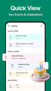 Calendar 2026 - Launcher screenshot