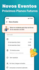 Calendário screenshot