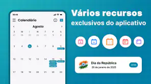 Calendário screenshot
