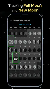 Calendário da fase da lua screenshot