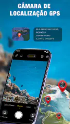 Câmara GPS: Mapa, Data e Hora 6