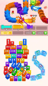 Caos de Lãs - Wool Sort Games screenshot