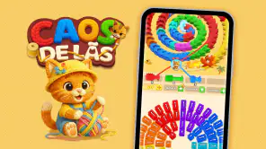 Caos de Lãs - Wool Sort Games screenshot