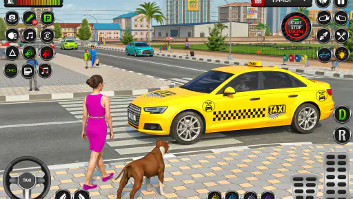 Car Driving Taxi Simulator 4