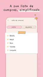Cardápio semanal lista compras 2