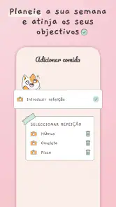 Cardápio semanal lista compras screenshot