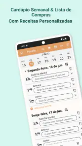 Cardápio Semanal -Menu Planner screenshot