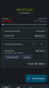 Cartão Fácil: Faturas e Limite screenshot