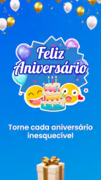 Cartão Mensagem de Aniversário 1