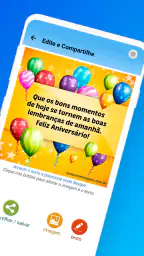 Cartão Mensagem de Aniversário 3