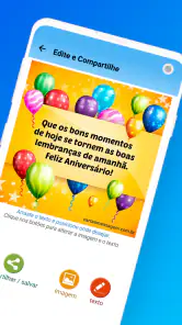 Cartão Mensagem de Aniversário screenshot