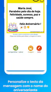 Cartão Mensagem de Aniversário screenshot