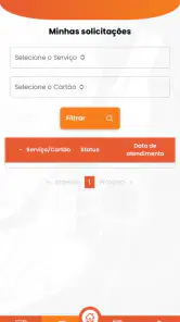 Cartão VEM screenshot