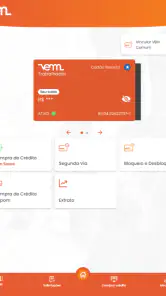 Cartão VEM screenshot