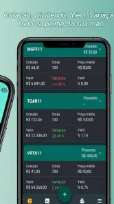 Carteira FII screenshot