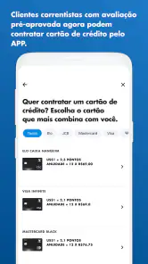 Cartões CAIXA screenshot