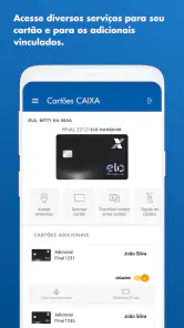 Cartões CAIXA screenshot