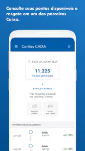 Cartões CAIXA screenshot