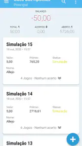 Casa das Apostas - Simulações screenshot