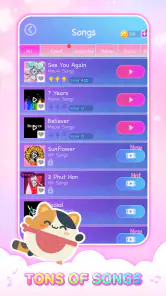 Cat Cute Tiles-Jogo de música screenshot