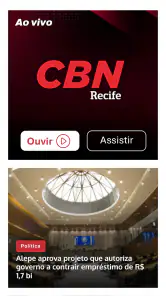 CBN Recife - 105,7 FM screenshot