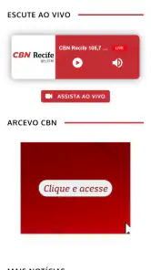 CBN Recife - 105,7 FM screenshot