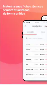 Chef Pro - Fichas Técnicas screenshot