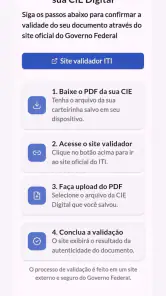 CIE Carteira de Estudante screenshot