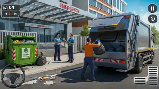 City Garbage Trash Truck Game 4