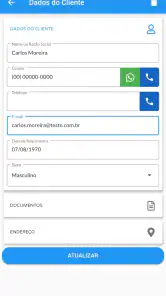 Clientes, Vendas e Orçamentos screenshot
