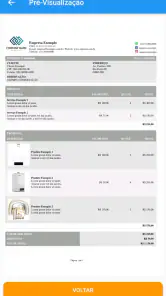 Clientes, Vendas e Orçamentos screenshot