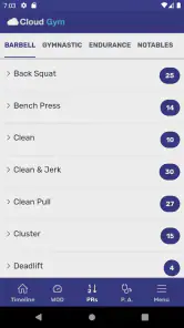 CloudGym screenshot