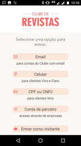 Clube de Revistas screenshot