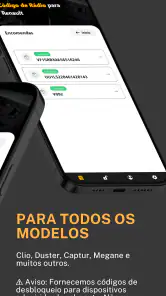 Código Do Rádio: Renault screenshot