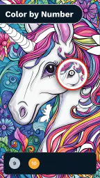 Color by Number: Coloring Book 2